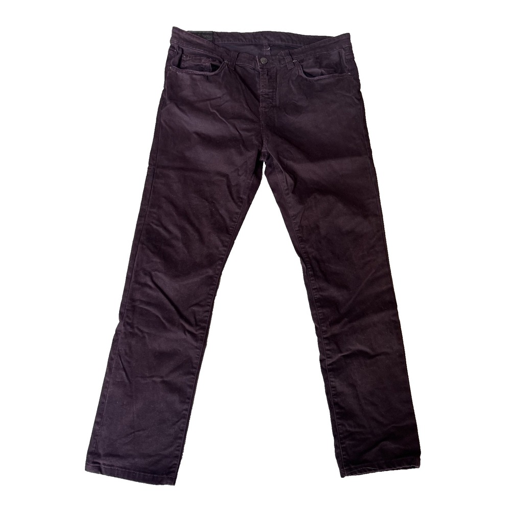 J Brand Men's Jeans Bordeaux Purple Size 36 x 31